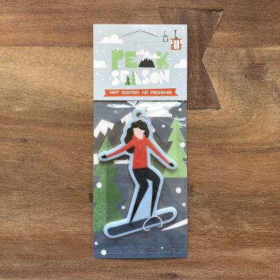 snowboardster luchtverfrisser - snowboardcadeau van sportcadeautjes